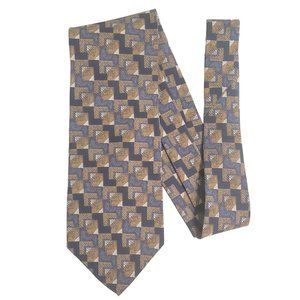 Croft & Barrow Black, Brown & Grey Silk Tie